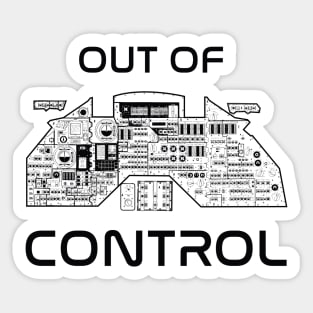 Out of Control Sticker